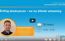 Startbild Föreläsning Om Ärftlig Blodcancer 2024 Panagiotis Baliakas