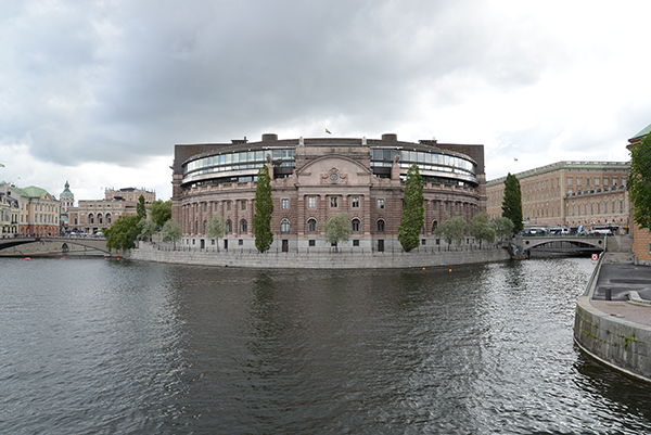 riksdagshuset i Sverige